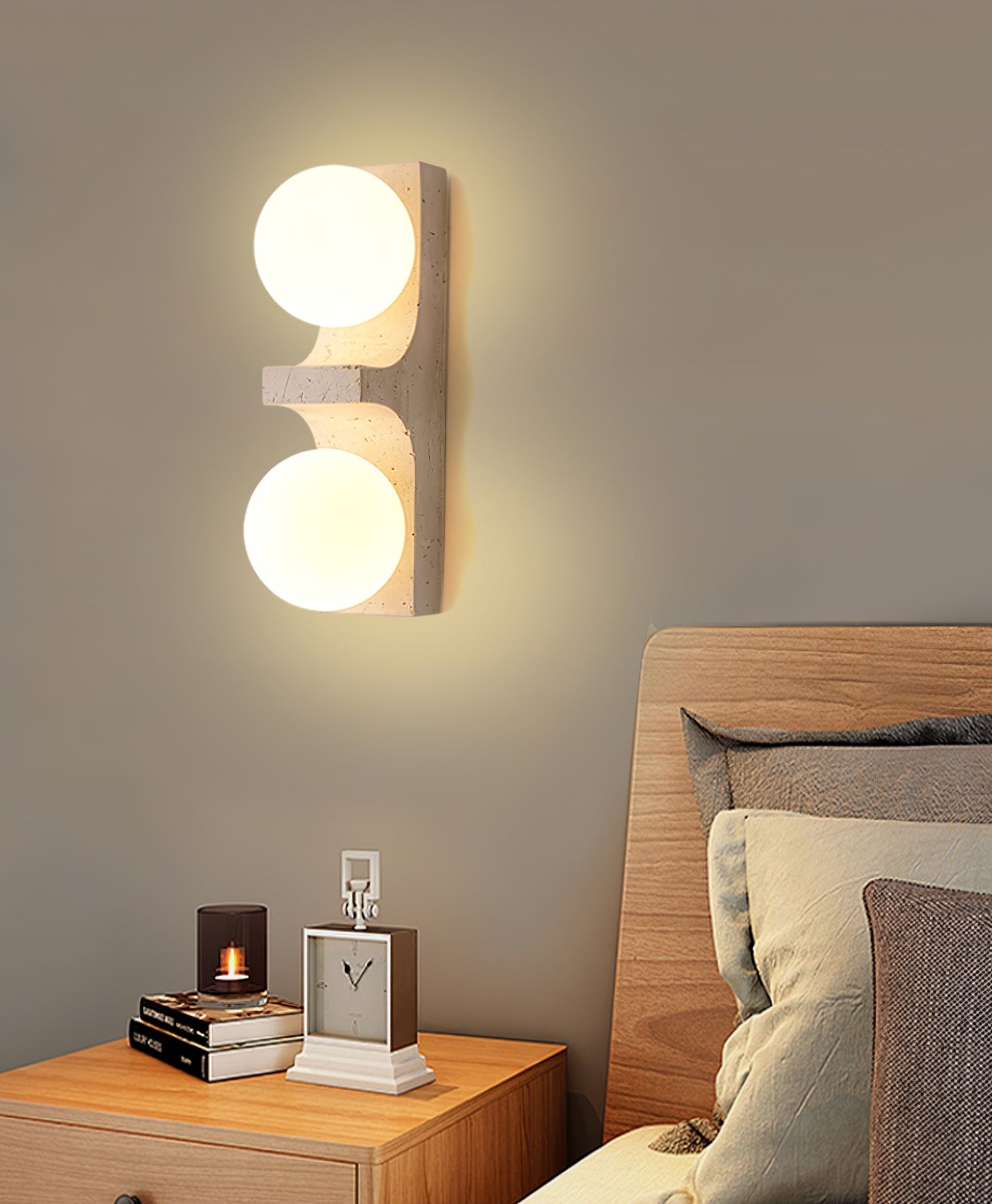Solara Sunset Stone Wall Sconce