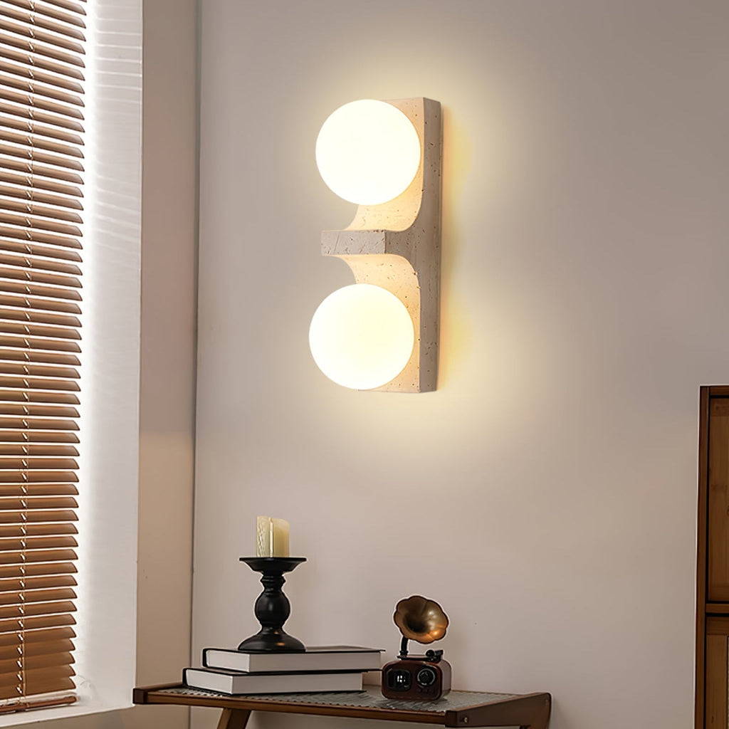 Solara Sunset Stone Wall Sconce