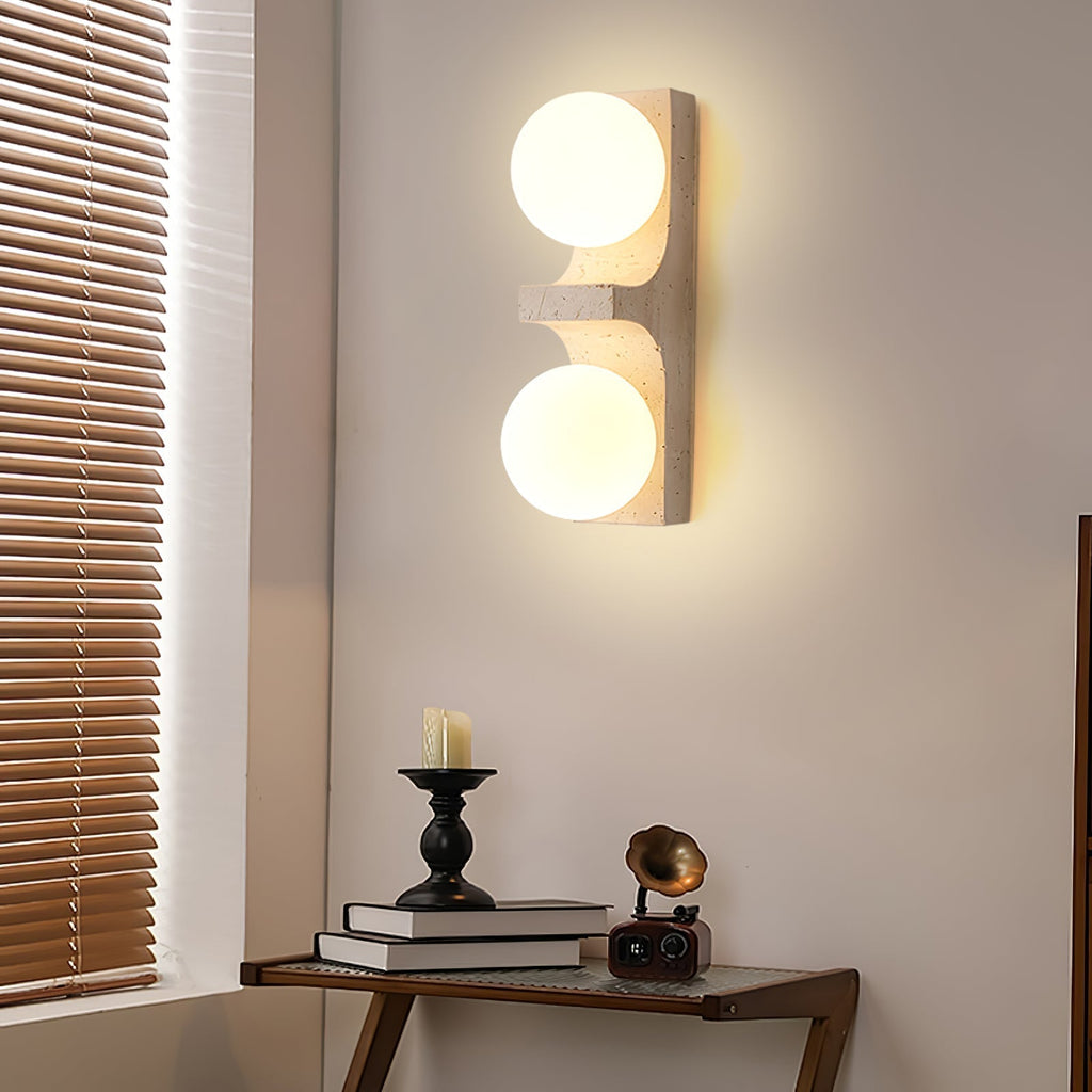 Solara Sunset Stone Wall Sconce