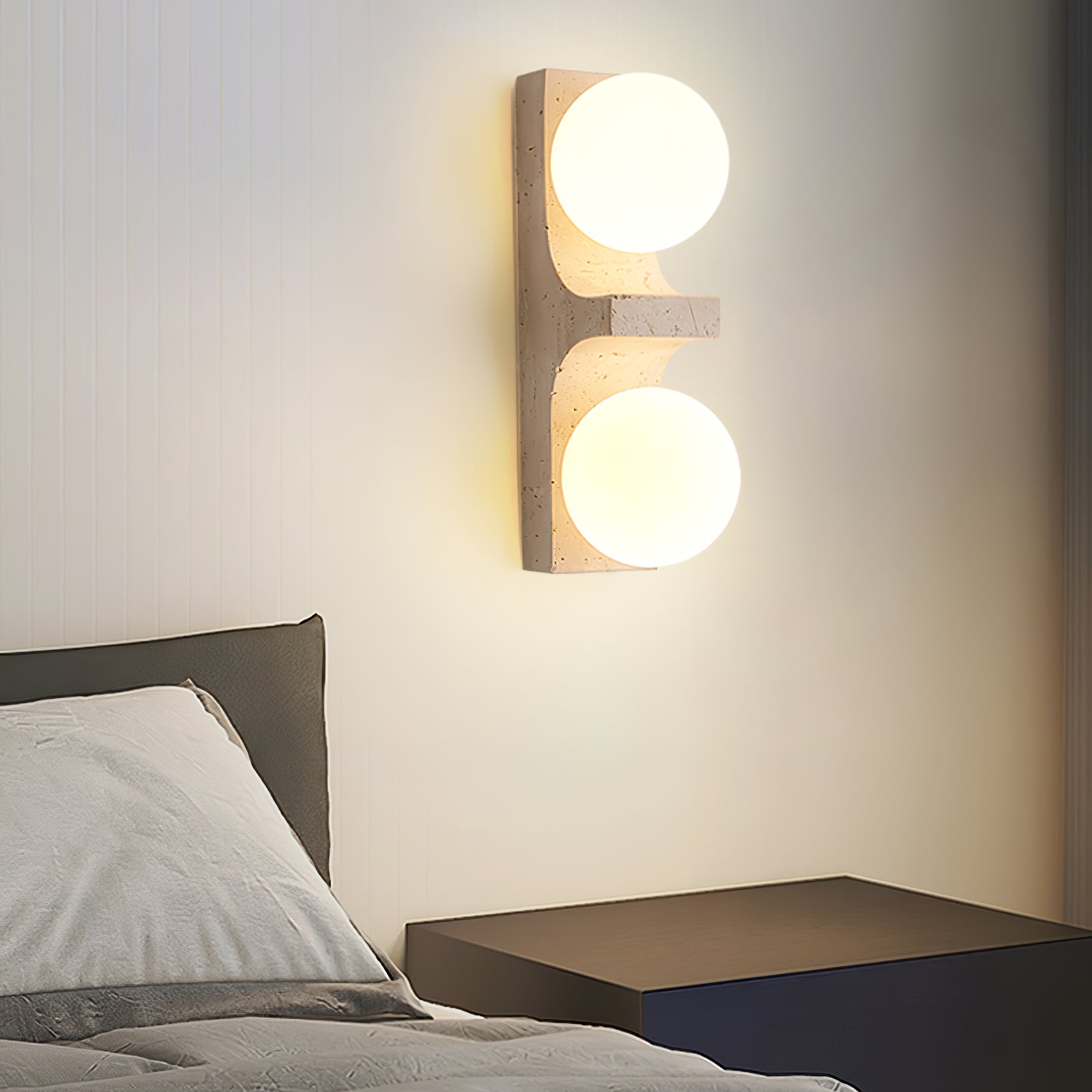 Solara Sunset Stone Wall Sconce
