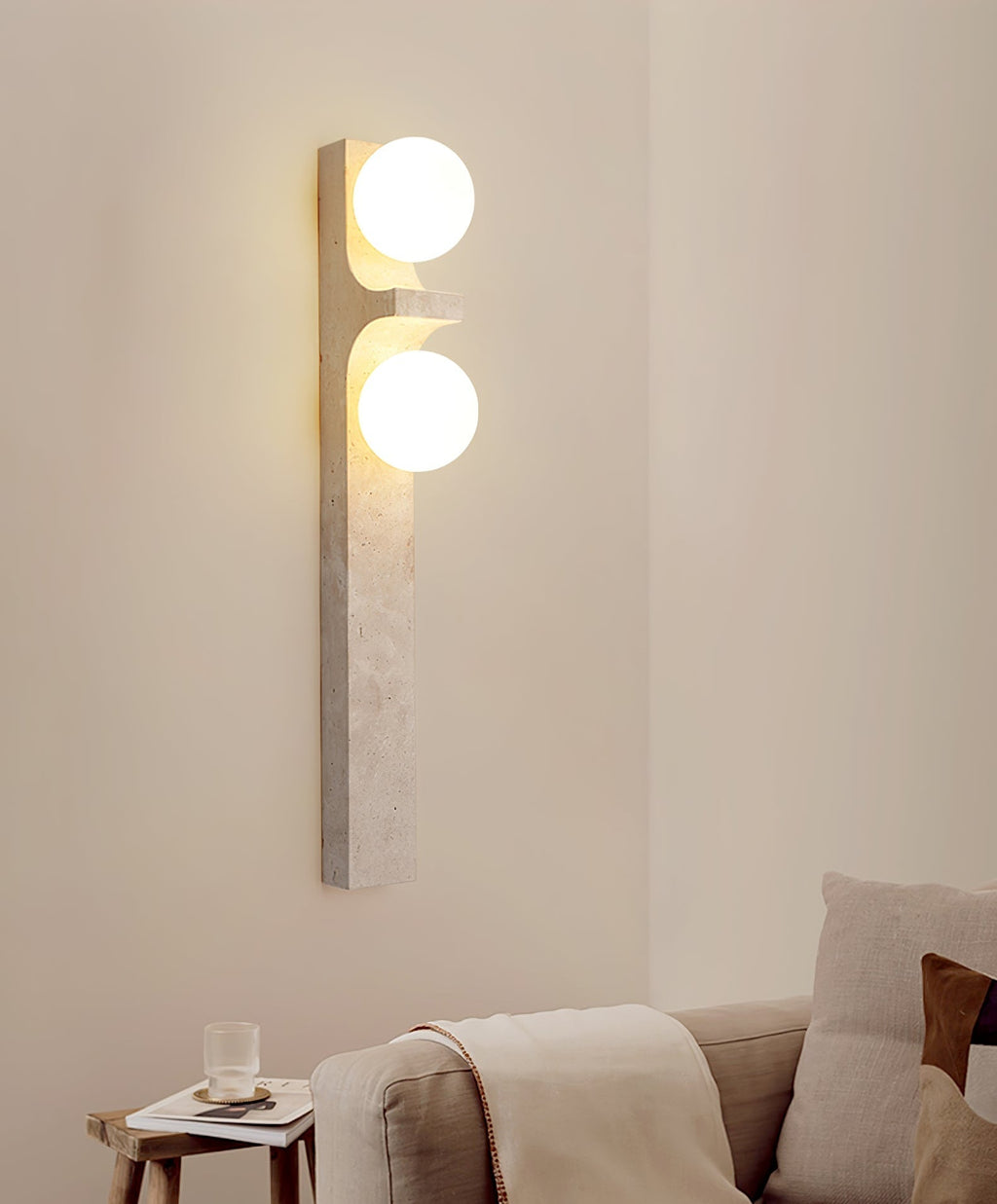Solara Sunset Stone Wall Sconce