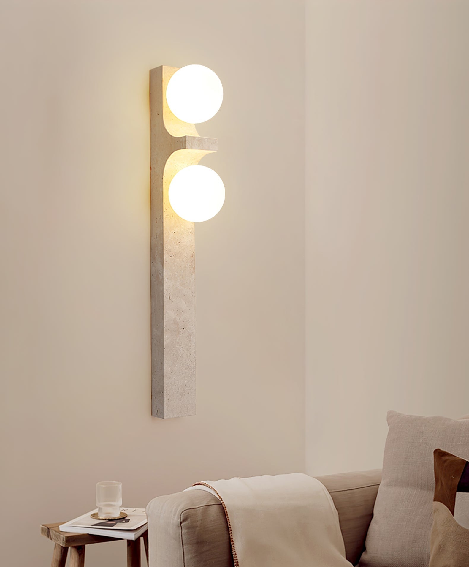 Solara Sunset Stone Wall Sconce