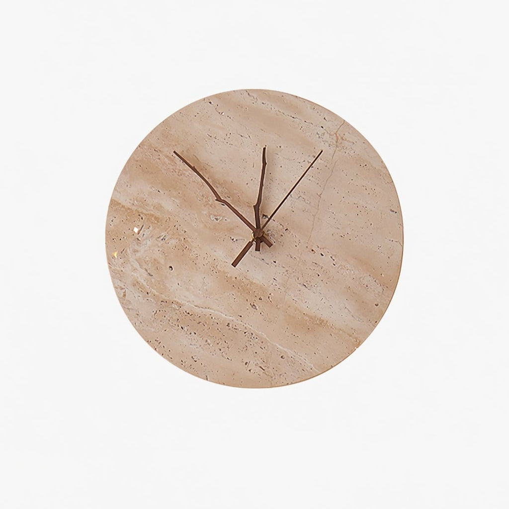 Travertine Aura Wall Clock