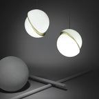 Seluna Crescent Pendant | Modern Lunar-Inspired Lighti
