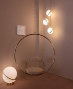 Seluna Crescent Pendant | Modern Lunar-Inspired Lighti