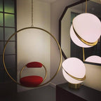 Seluna Crescent Pendant | Modern Lunar-Inspired Lighti