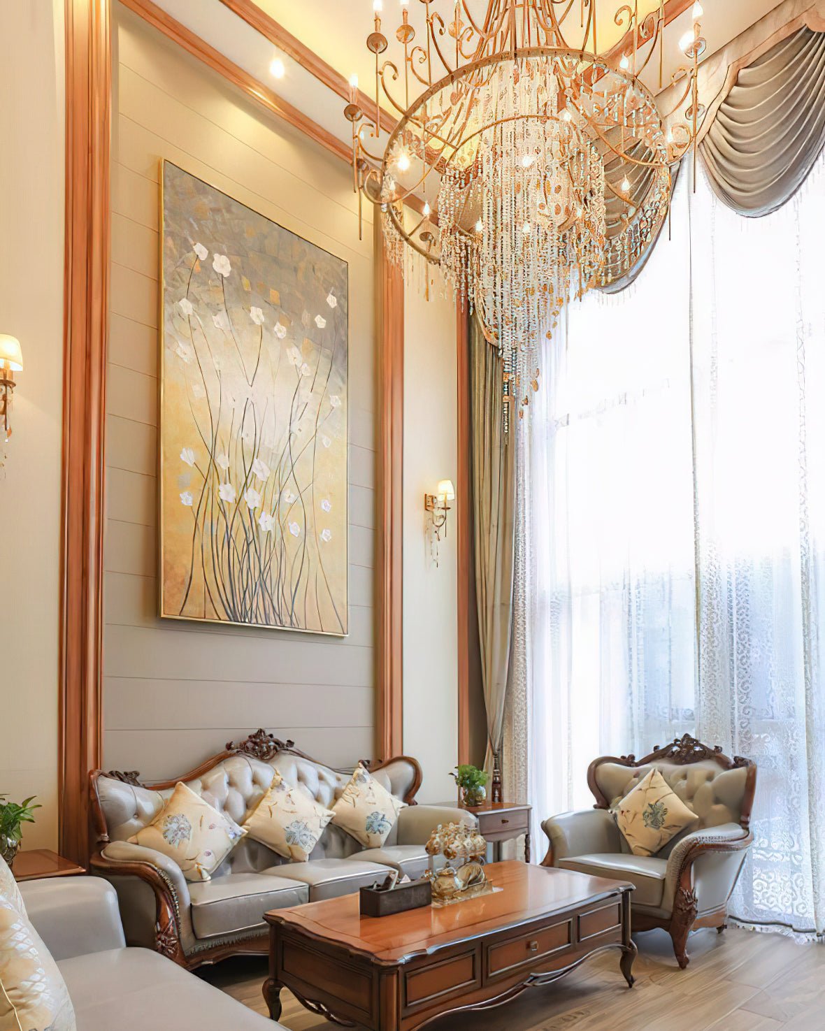 Seraphina Shell Cascade Chandelier