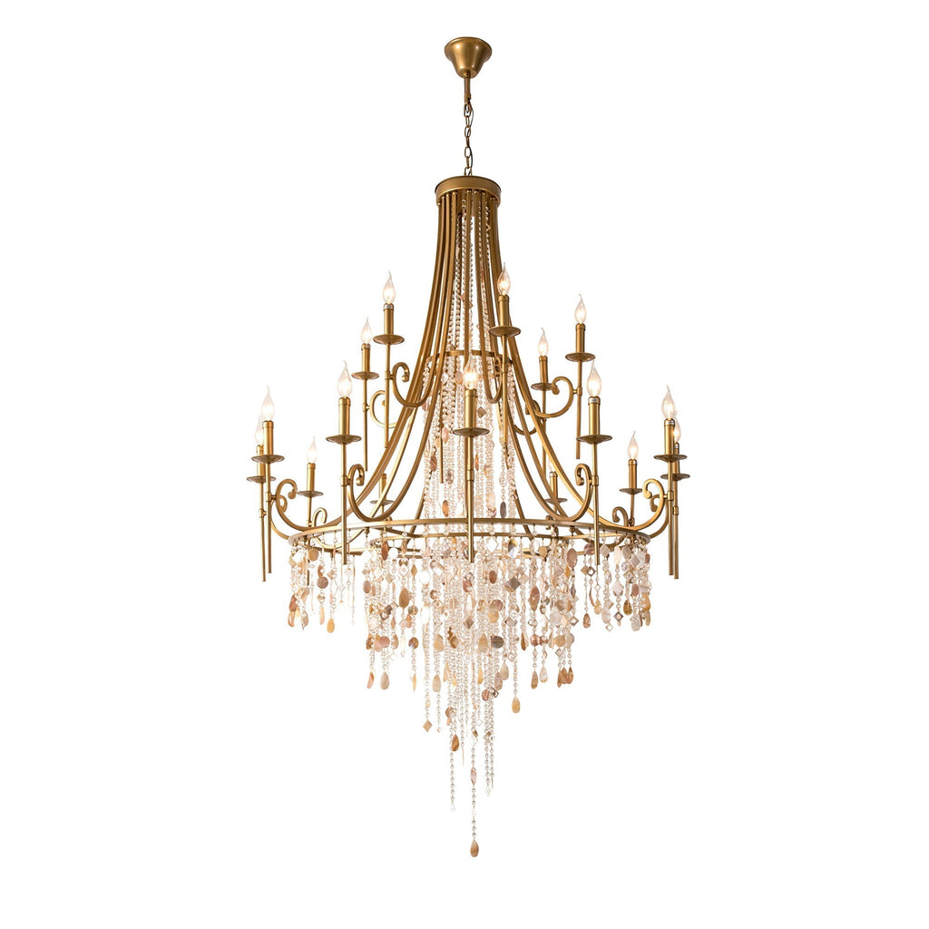 Seraphina Shell Cascade Chandelier