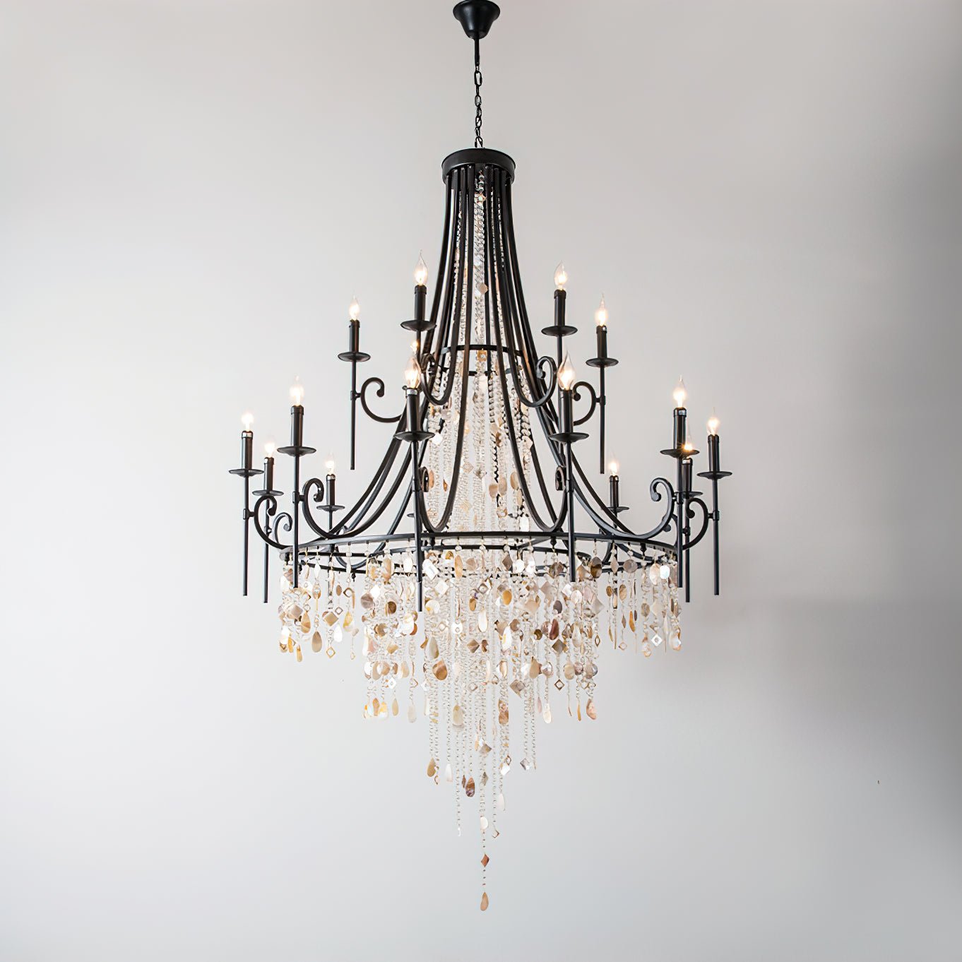 Seraphina Shell Cascade Chandelier
