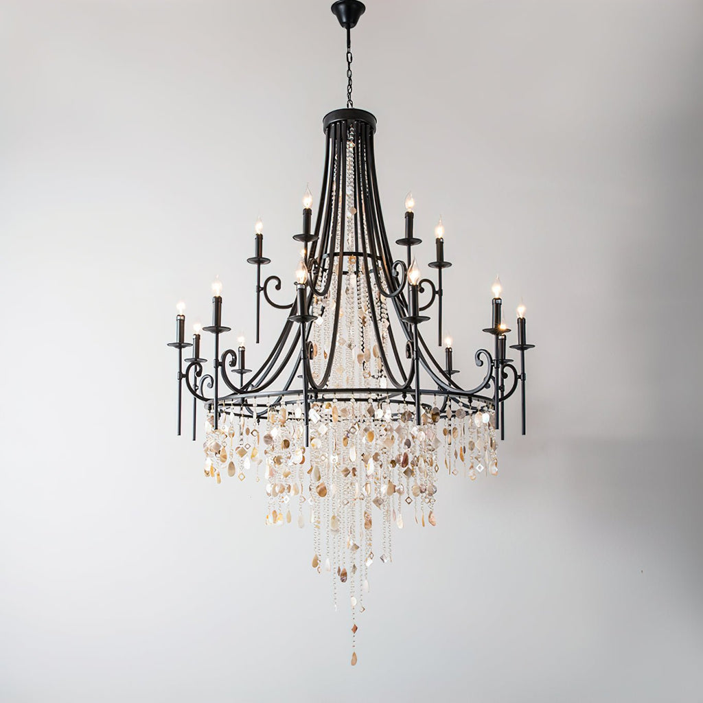 Seraphina Shell Cascade Chandelier