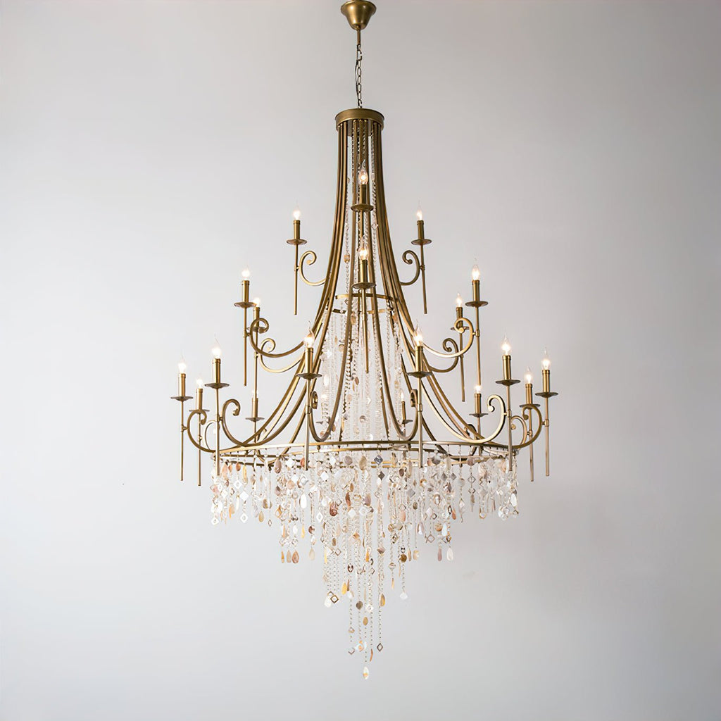 Seraphina Shell Cascade Chandelier