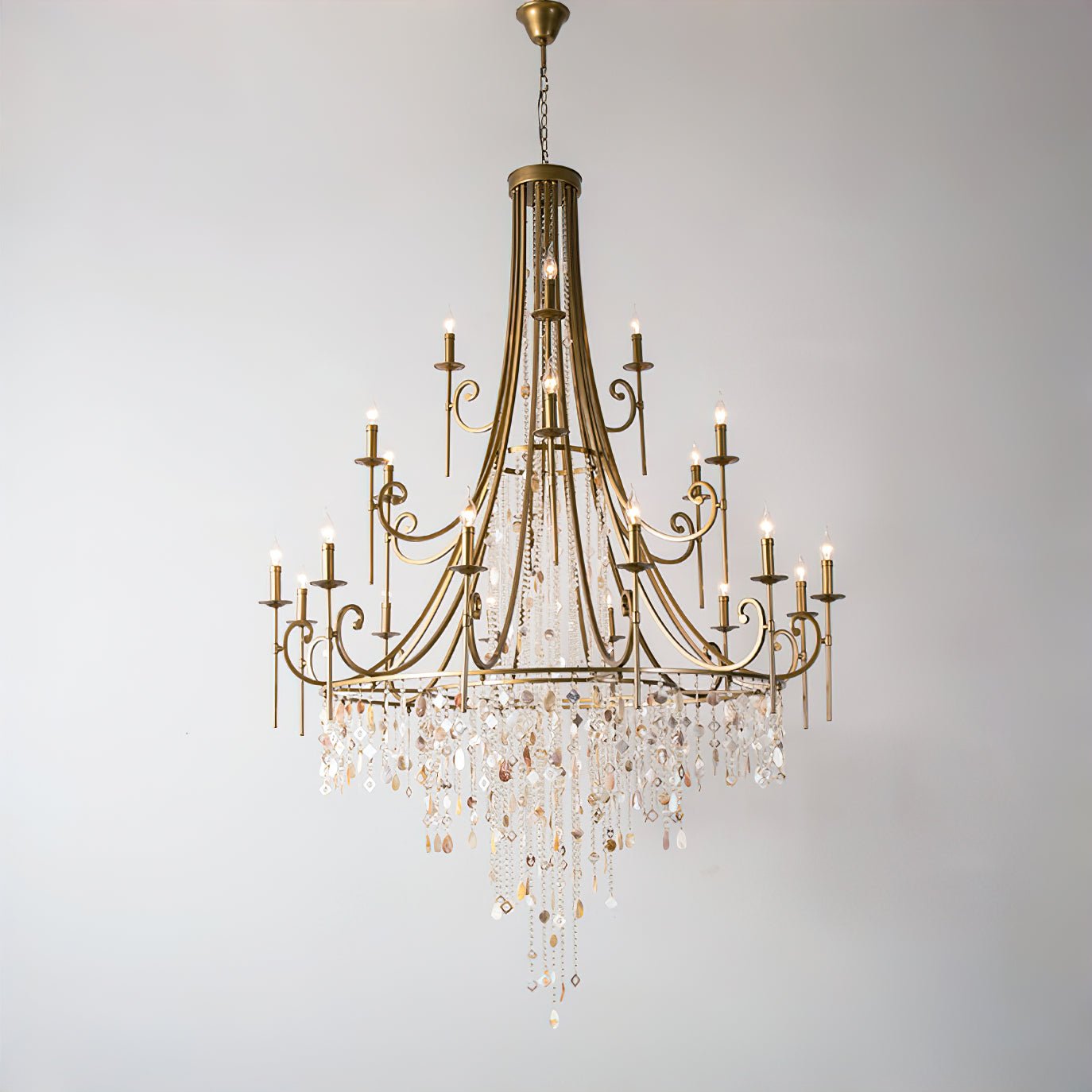 Seraphina Shell Cascade Chandelier