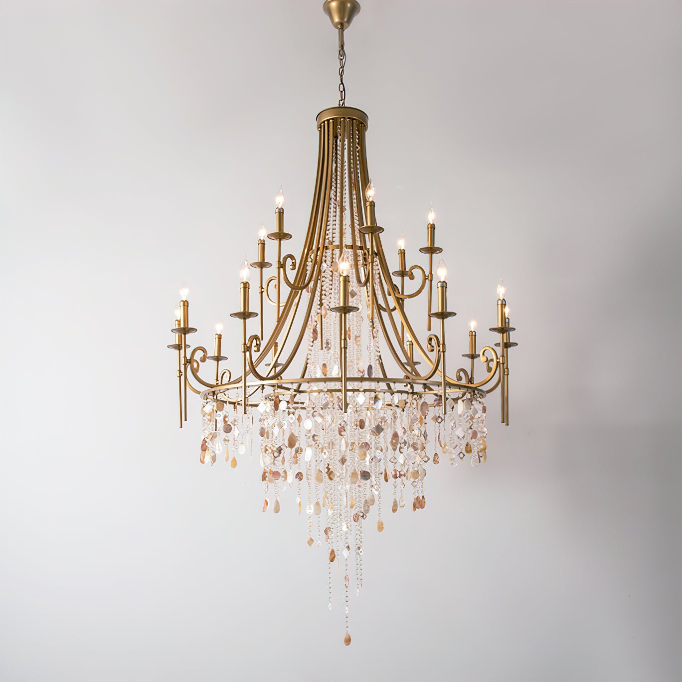 Seraphina Shell Cascade Chandelier