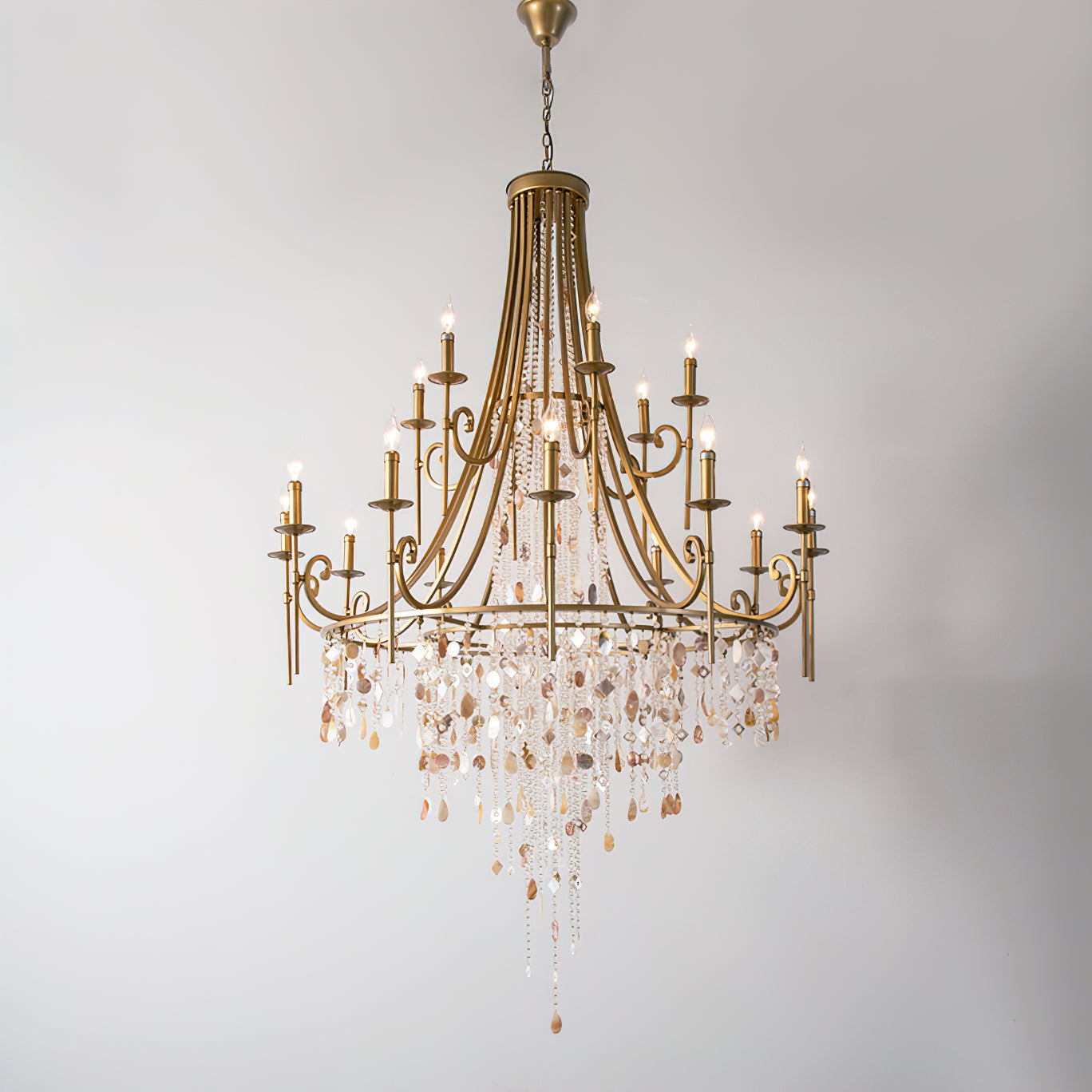 Seraphina Shell Cascade Chandelier