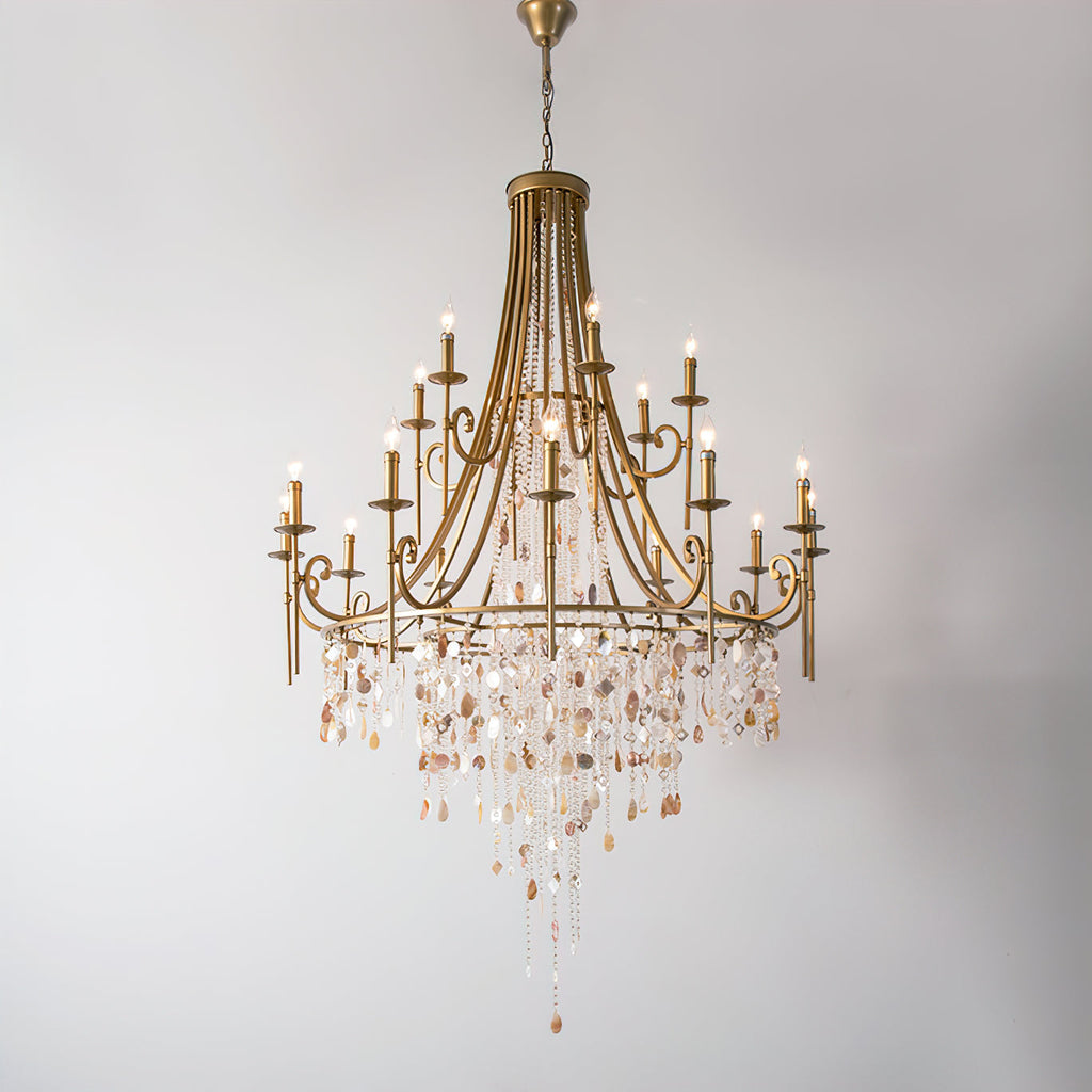 Seraphina Shell Cascade Chandelier