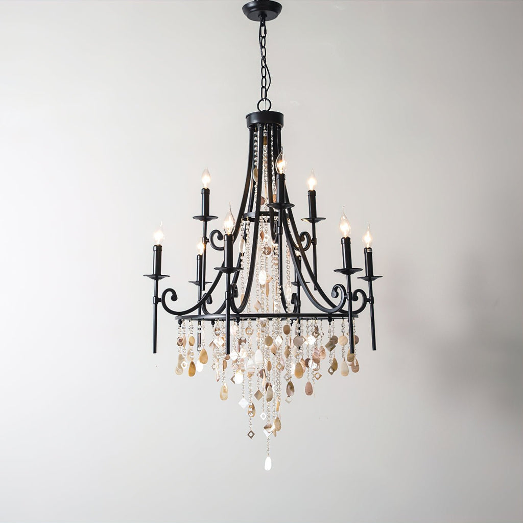 Seraphina Shell Cascade Chandelier