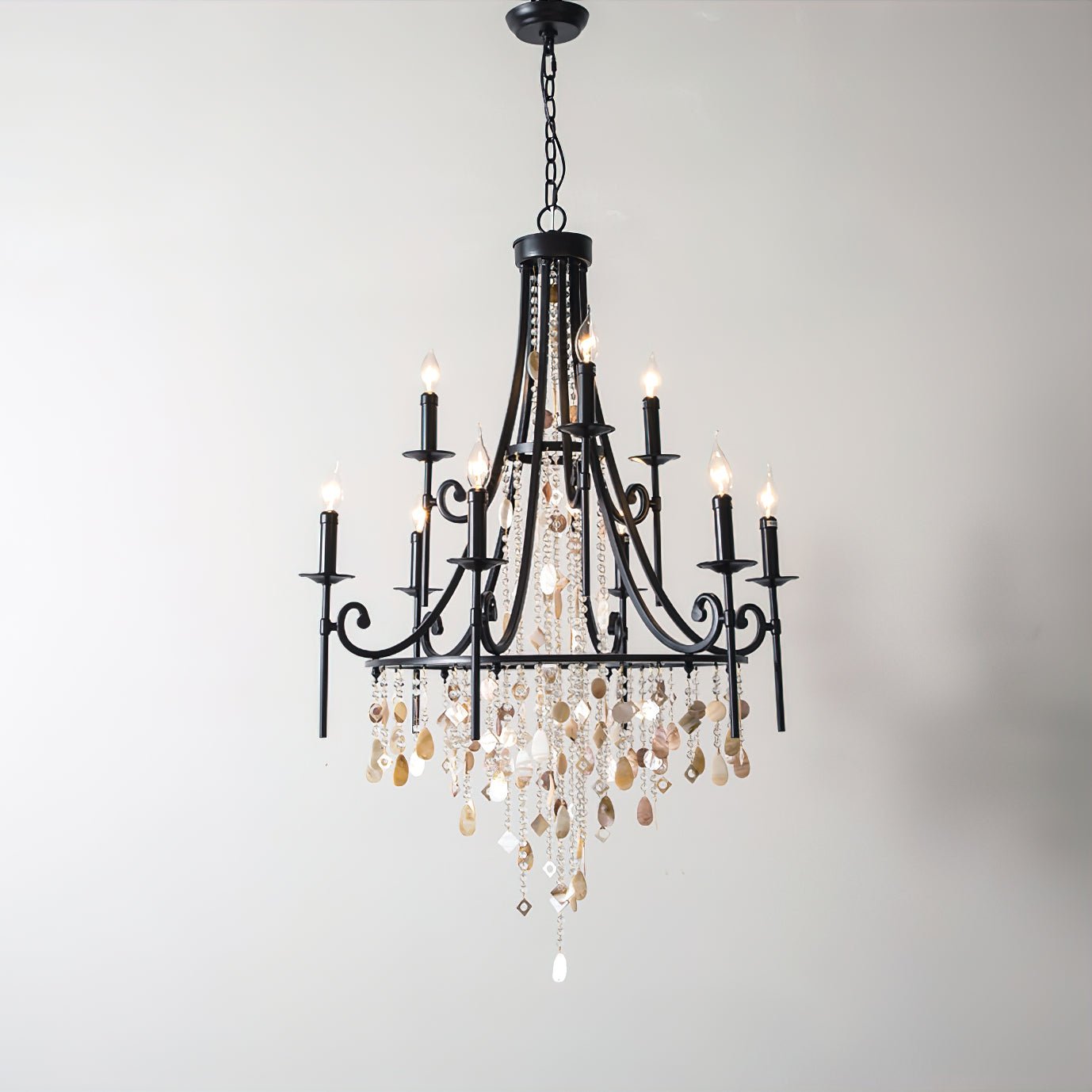 Seraphina Shell Cascade Chandelier