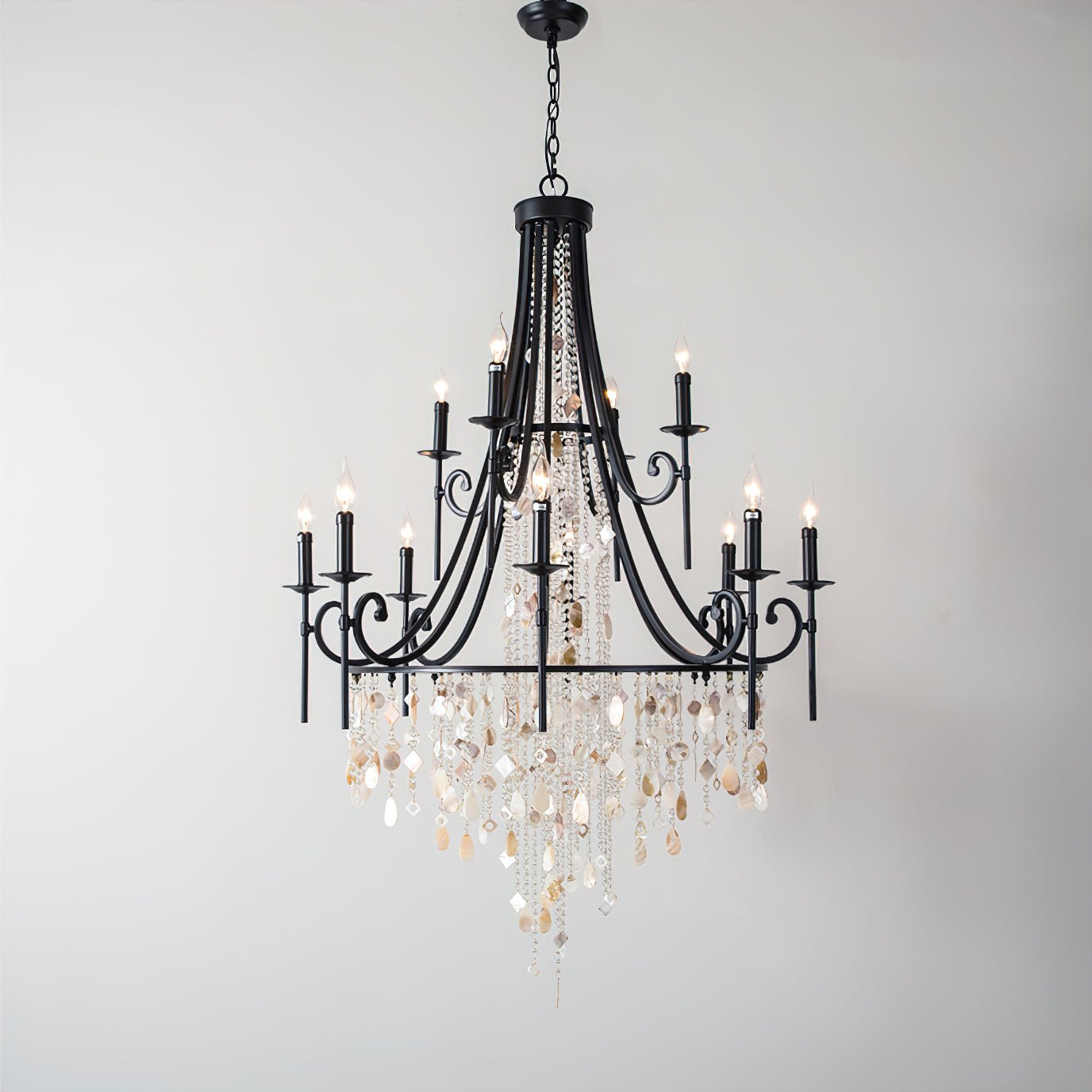 Seraphina Shell Cascade Chandelier
