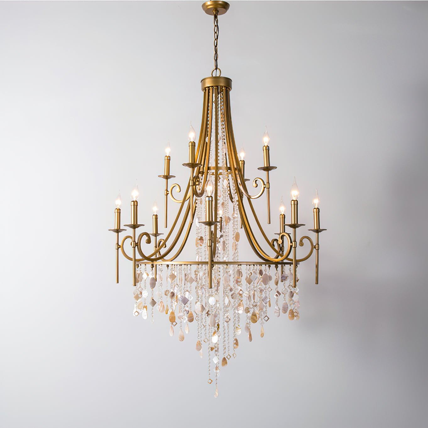 Seraphina Shell Cascade Chandelier