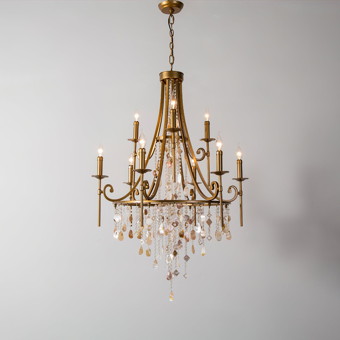 Seraphina Shell Cascade Chandelier