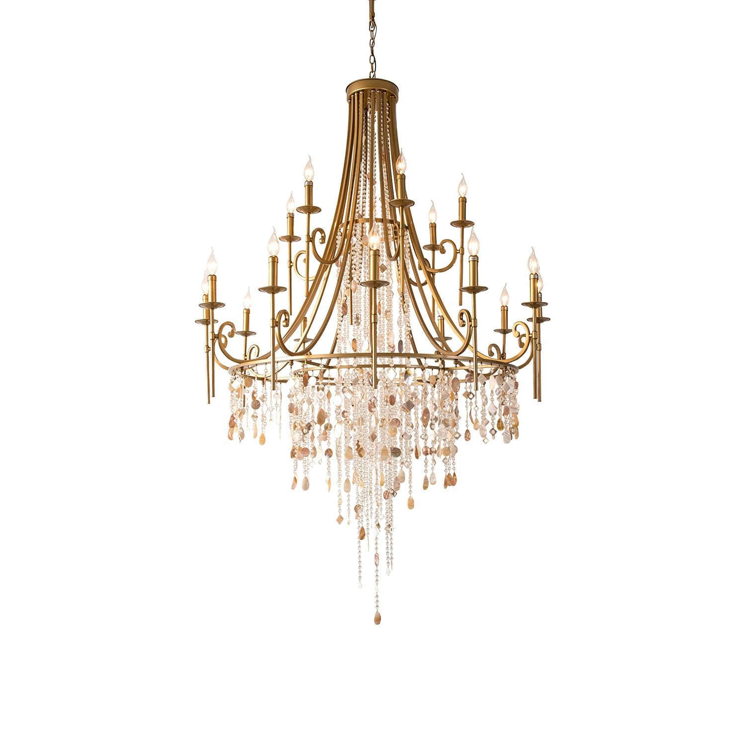 Seraphina Shell Cascade Chandelier