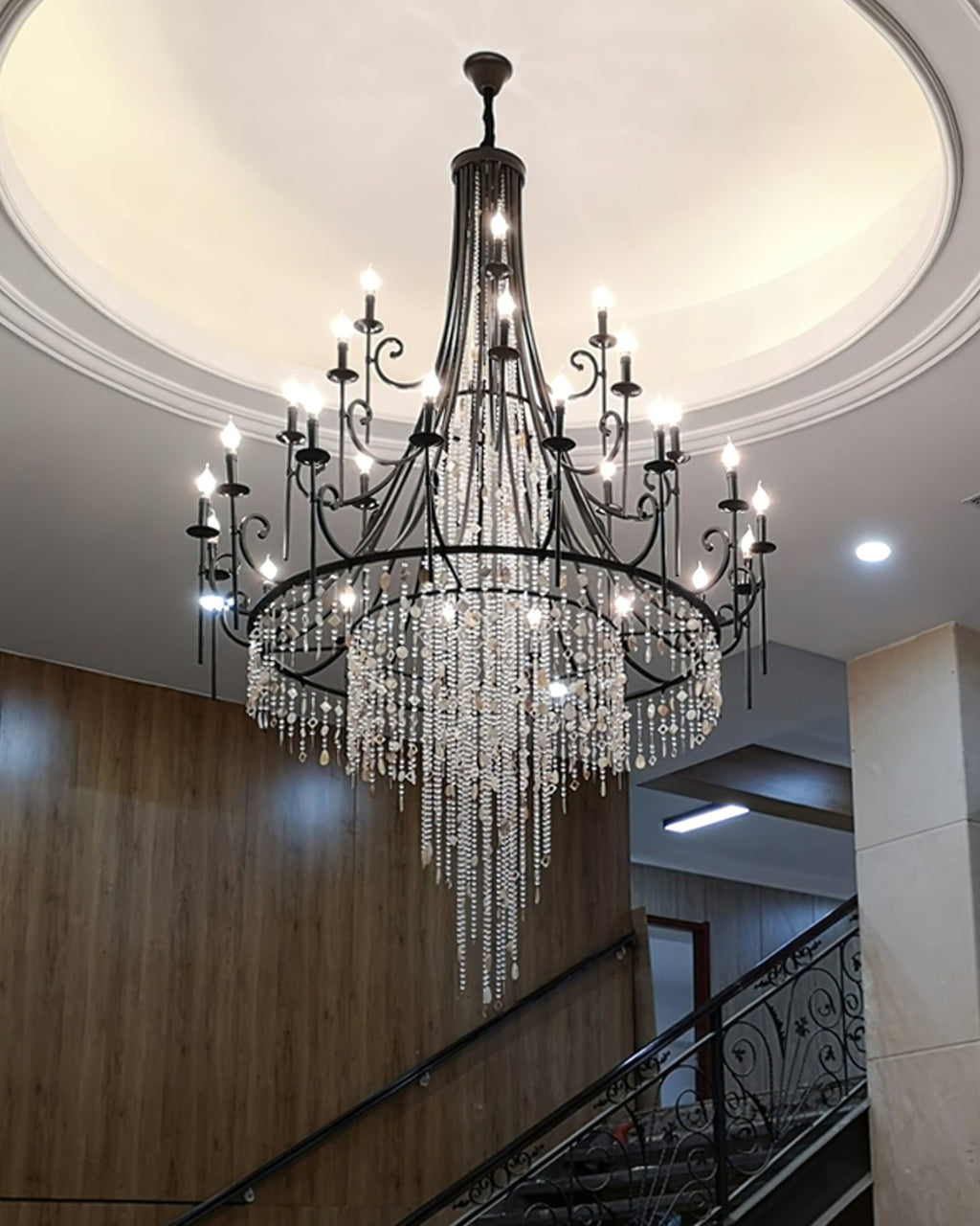Seraphina Shell Cascade Chandelier