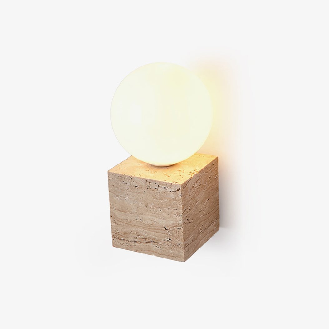 Solara Travertine Wall Lamp
