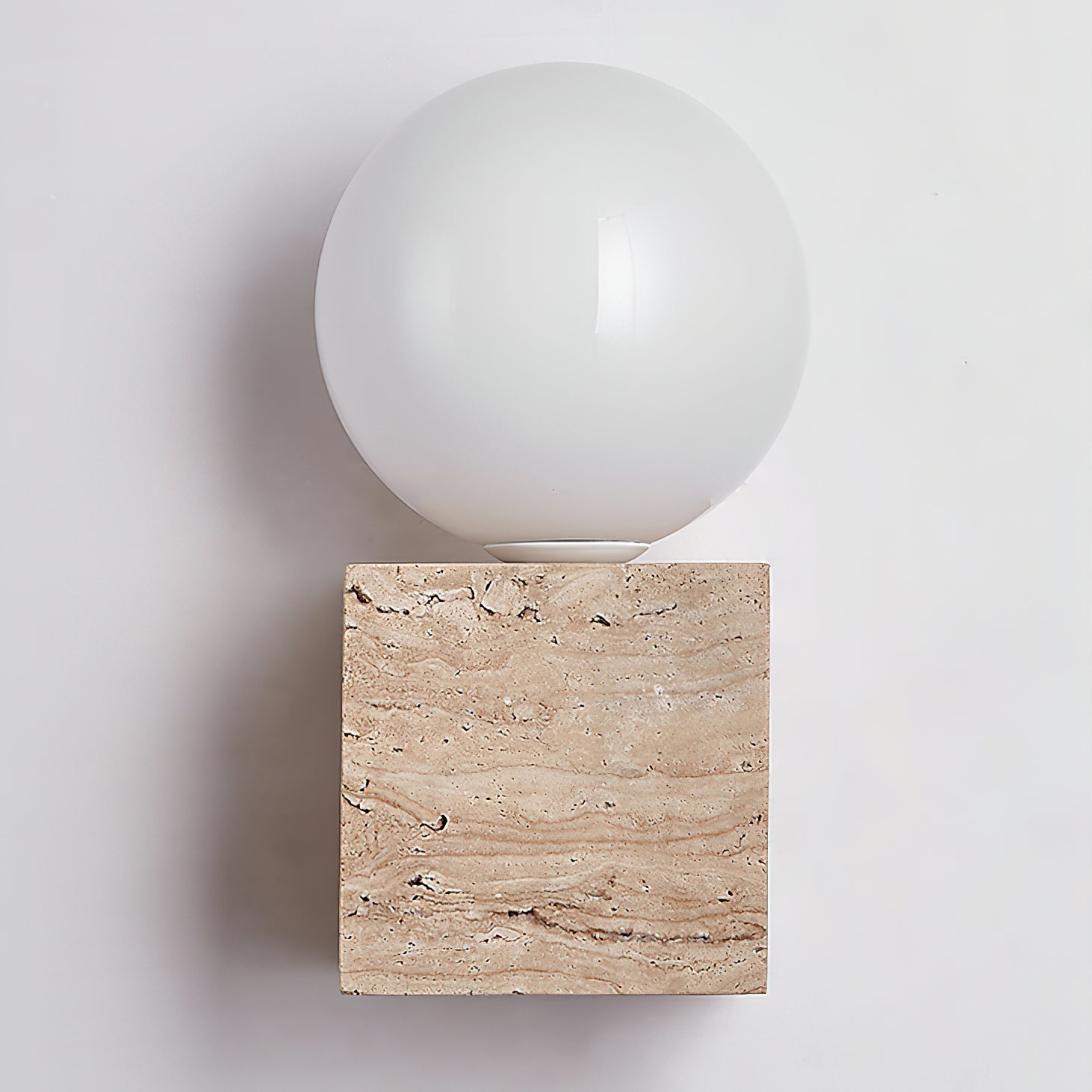 Solara Travertine Wall Lamp