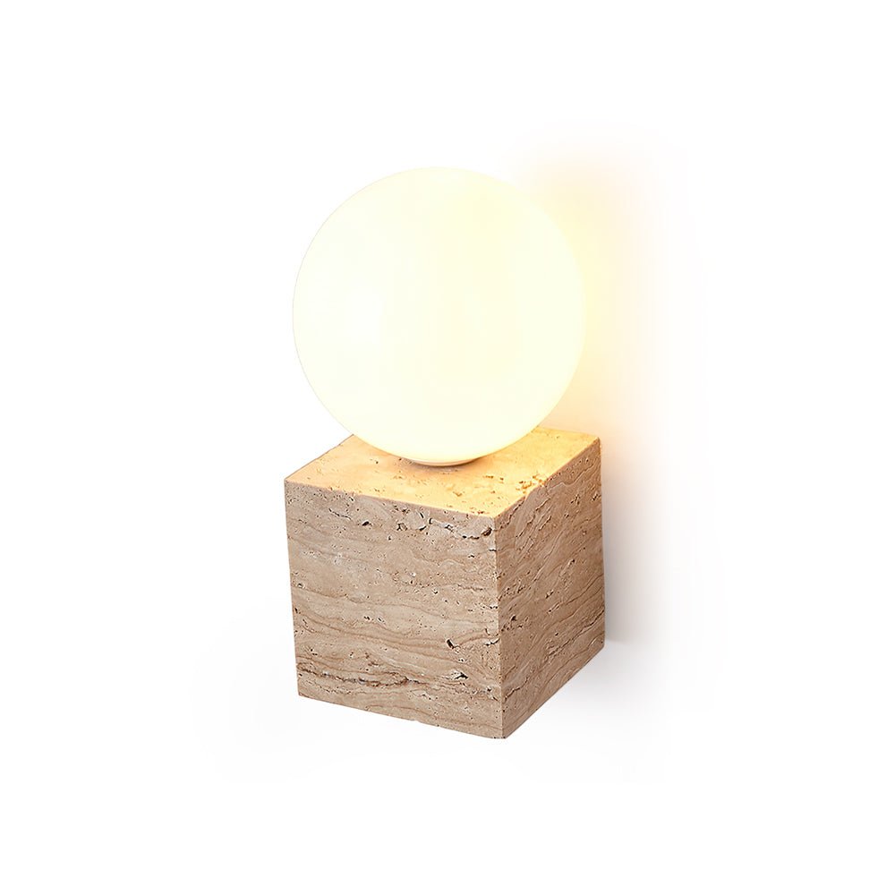Solara Travertine Wall Lamp