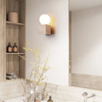 Solara Travertine Wall Lamp