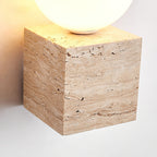 Solara Travertine Wall Lamp