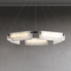 Circona Alabaster Pendant Light Chandelier
