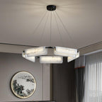 Circona Alabaster Pendant Light Chandelier