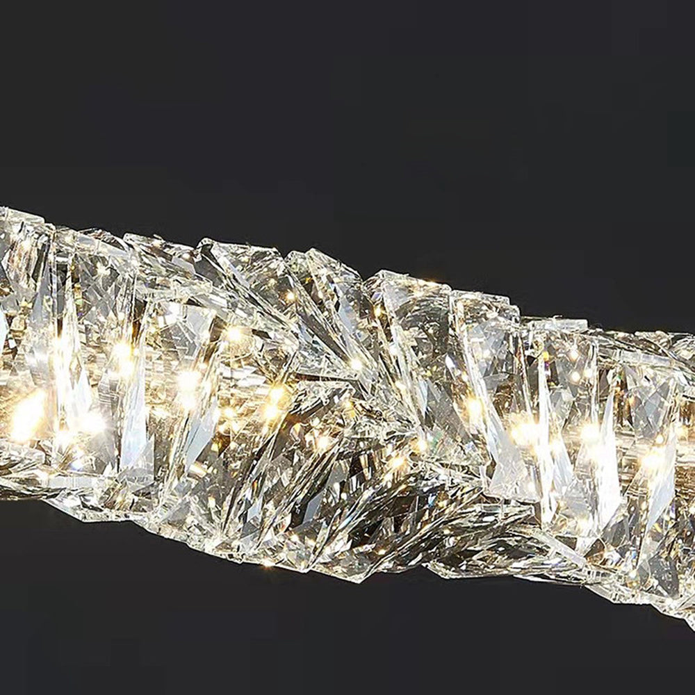 Crystal Radiance Pendant Light Stainless Steel