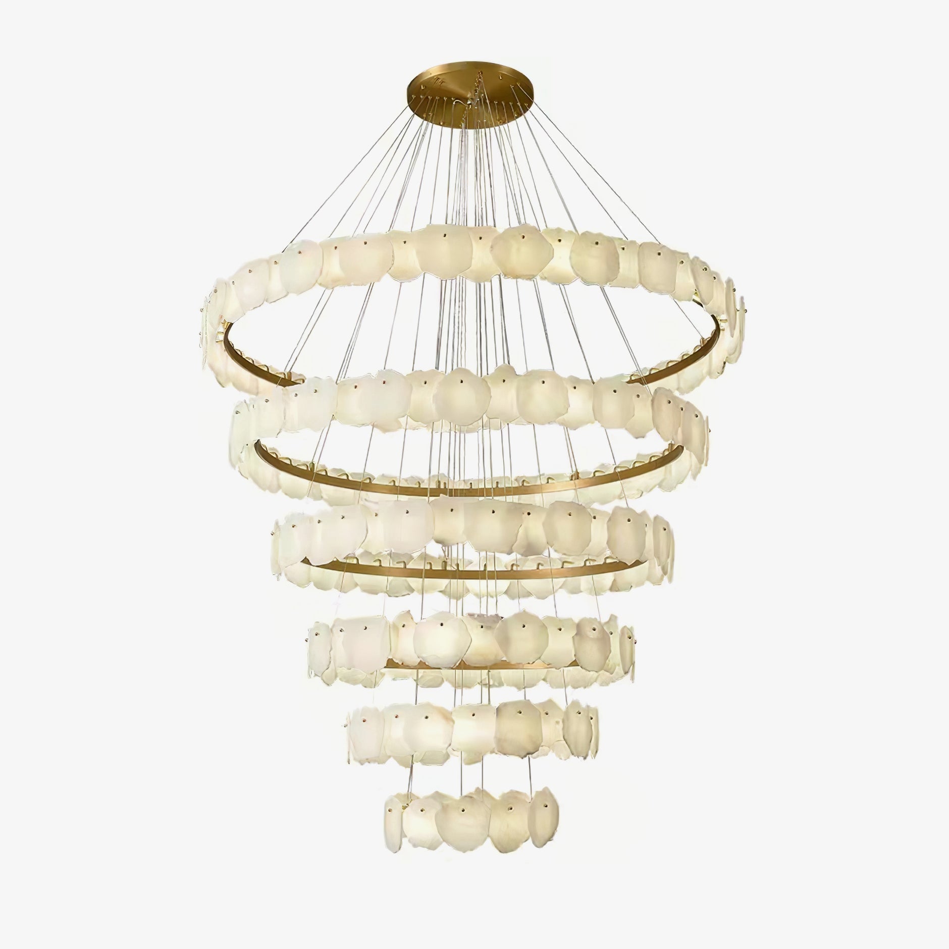 Lunara Grand Alabaster Chandelier