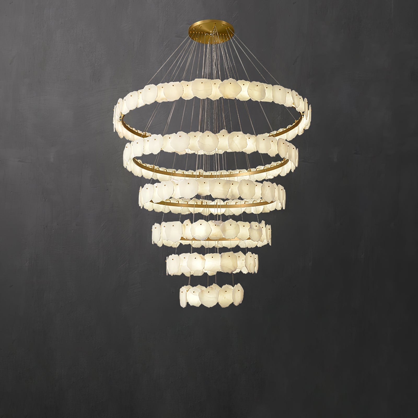 Lunara Grand Alabaster Chandelier
