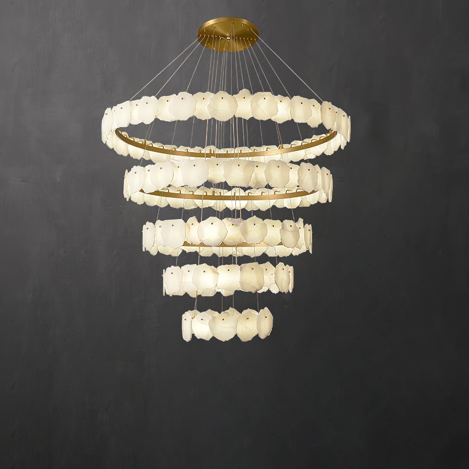 Lunara Grand Alabaster Chandelier