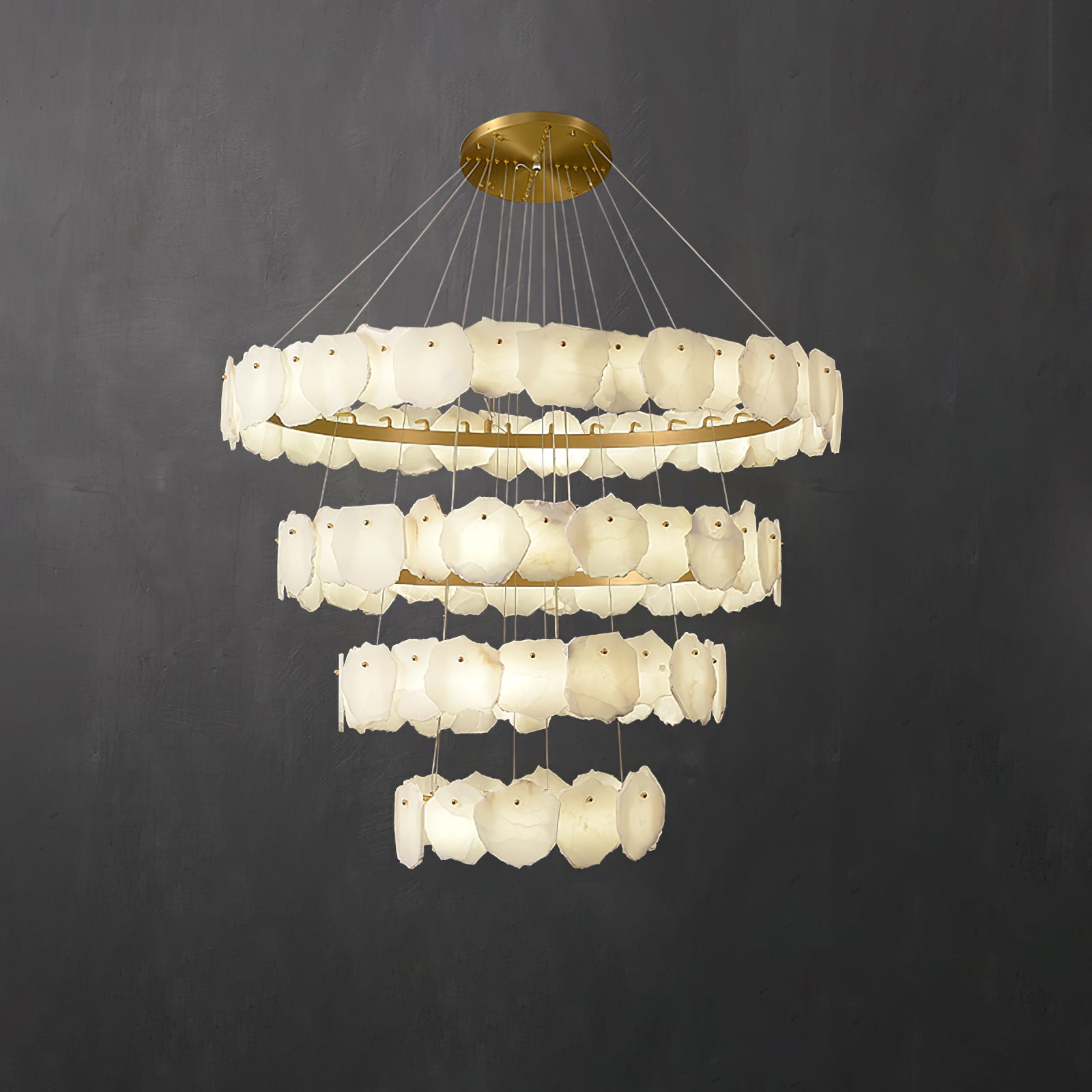 Lunara Grand Alabaster Chandelier