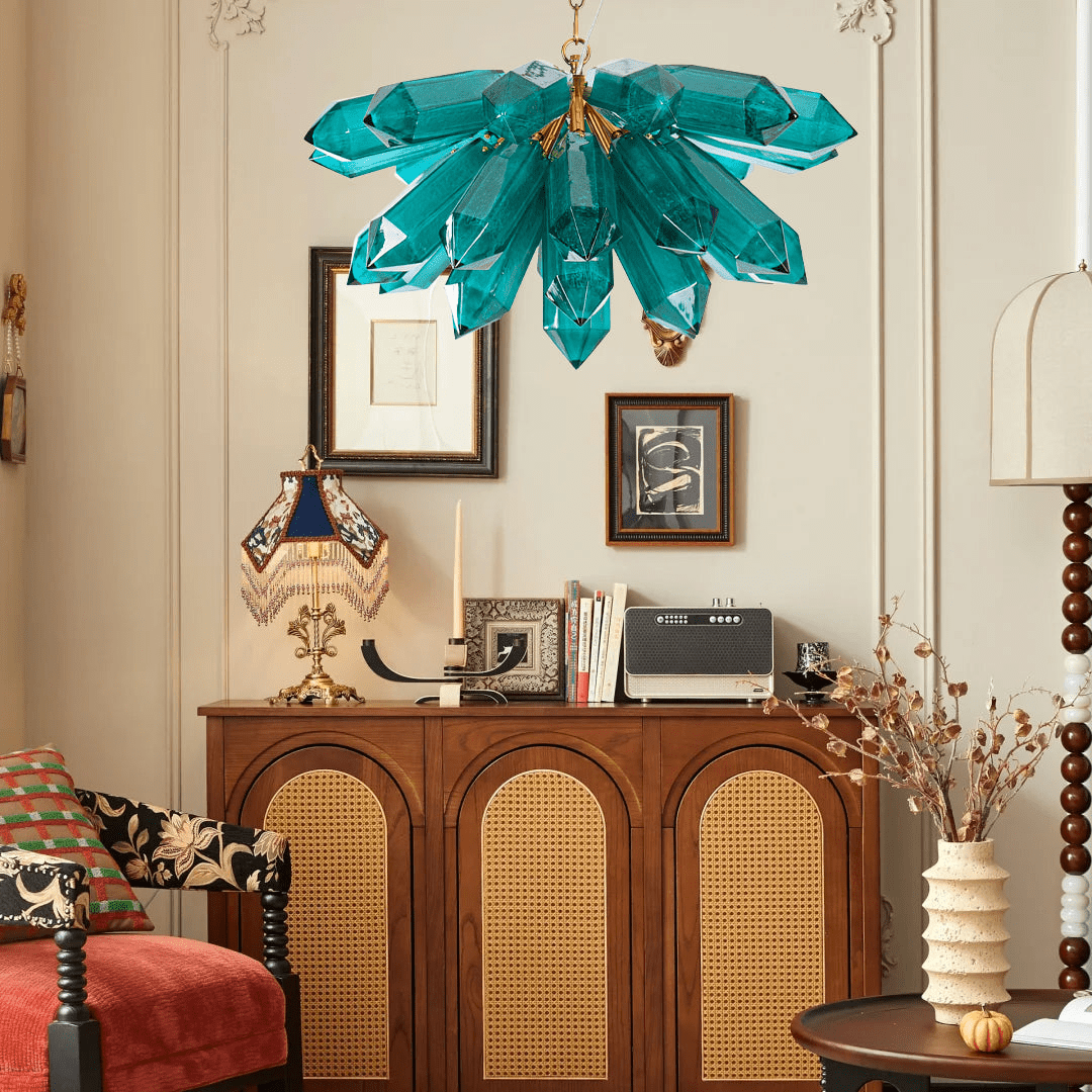 Elowen Emerald Starburst Chandelier