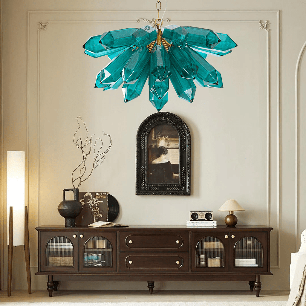Elowen Emerald Starburst Chandelier