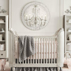 Celestira Crystal Bead Candle Chandelier