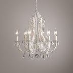 Celestira Crystal Bead Candle Chandelier