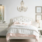 Celestira Crystal Bead Candle Chandelier