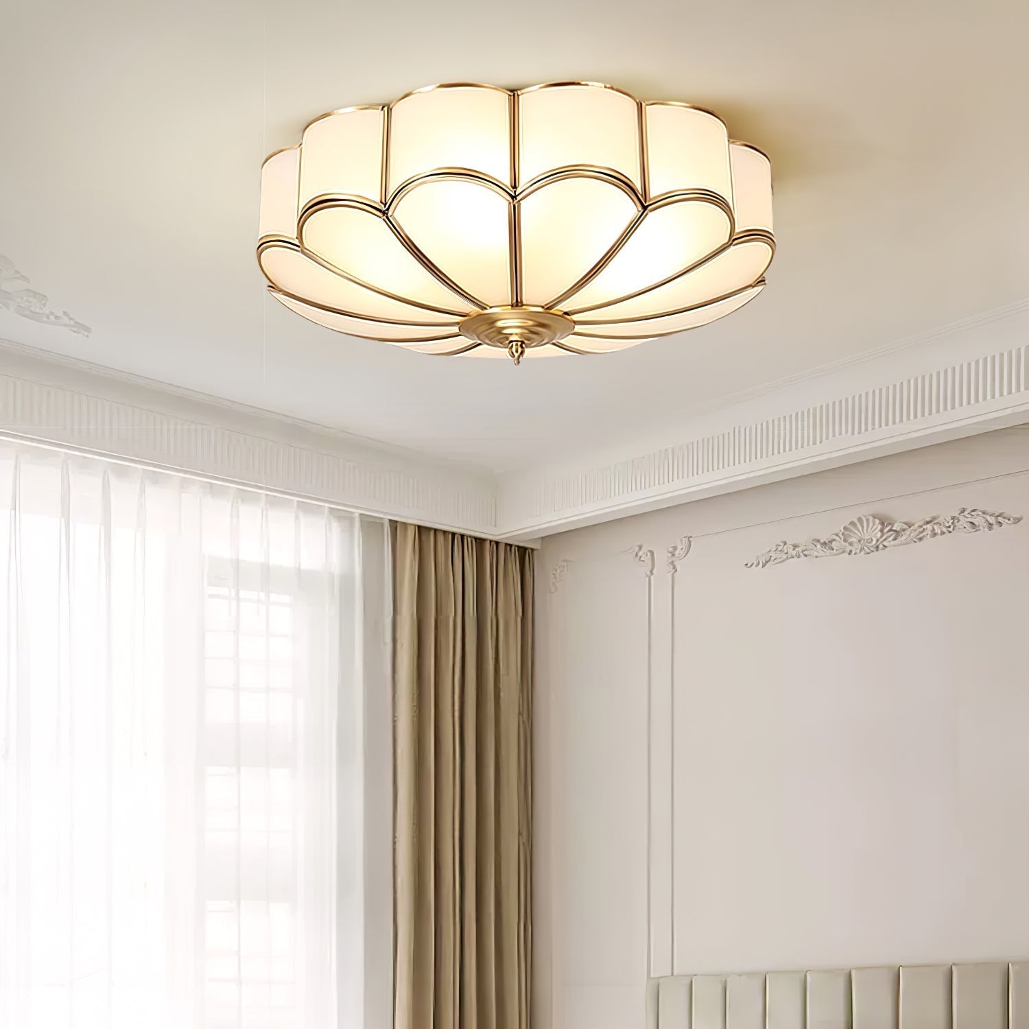 Floral Glow Ceiling Lamp