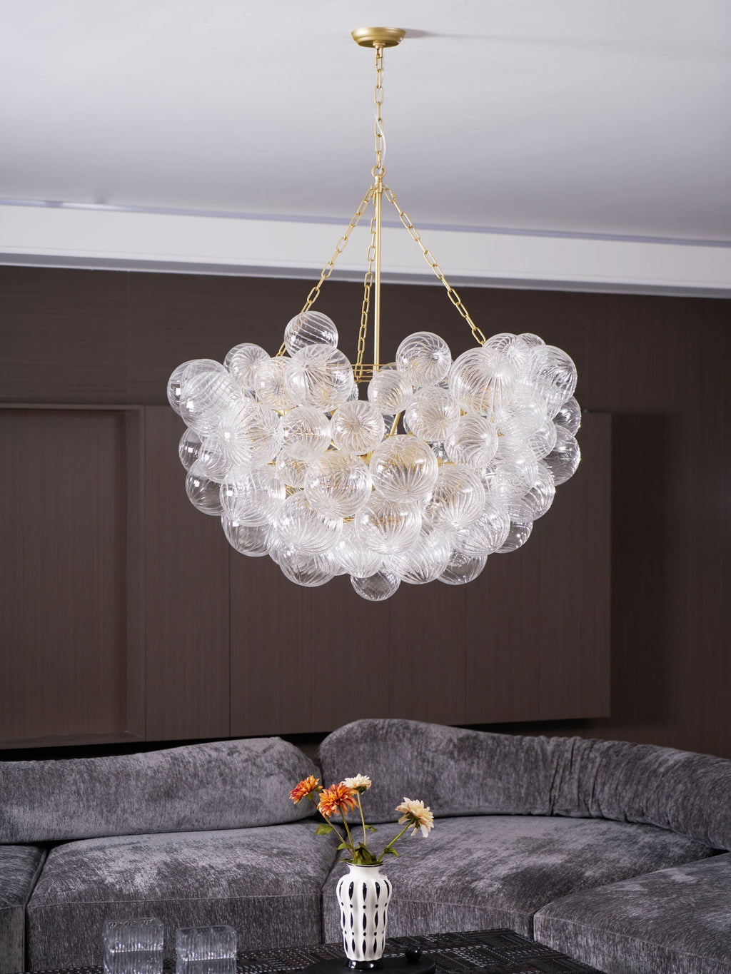 Lunara Bubble Glass Chandelier