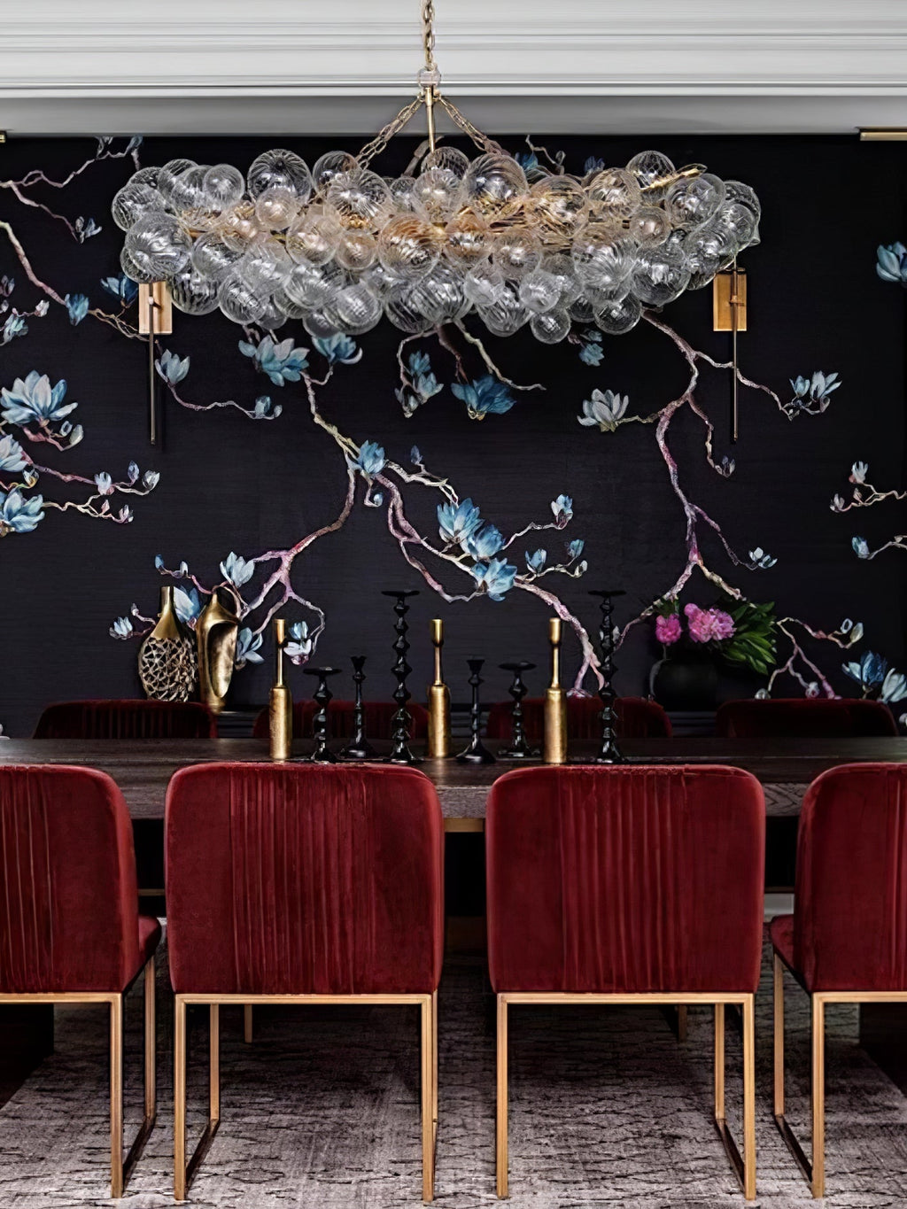 Lunara Bubble Glass Chandelier