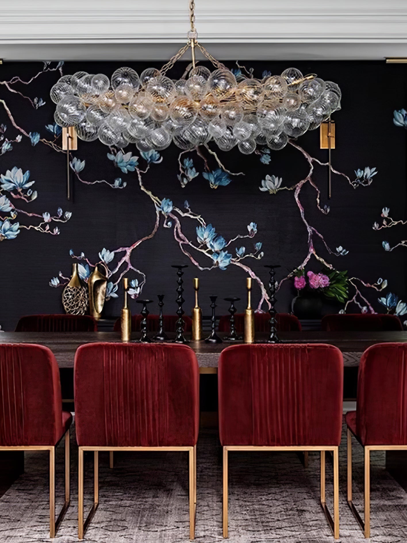 Lunara Bubble Glass Chandelier