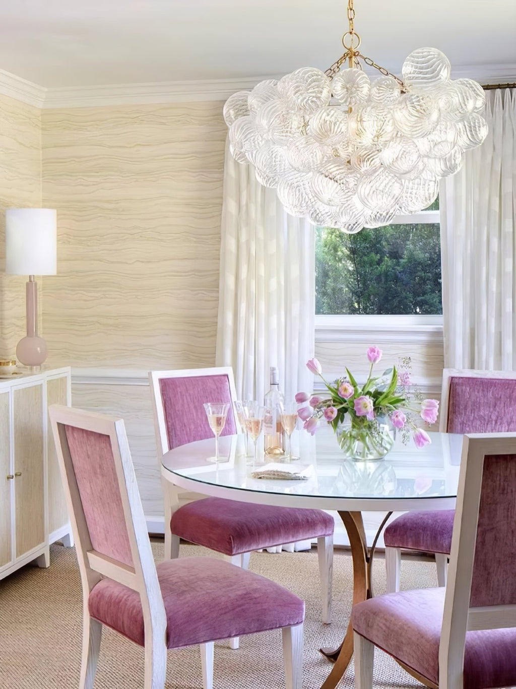 Lunara Bubble Glass Chandelier