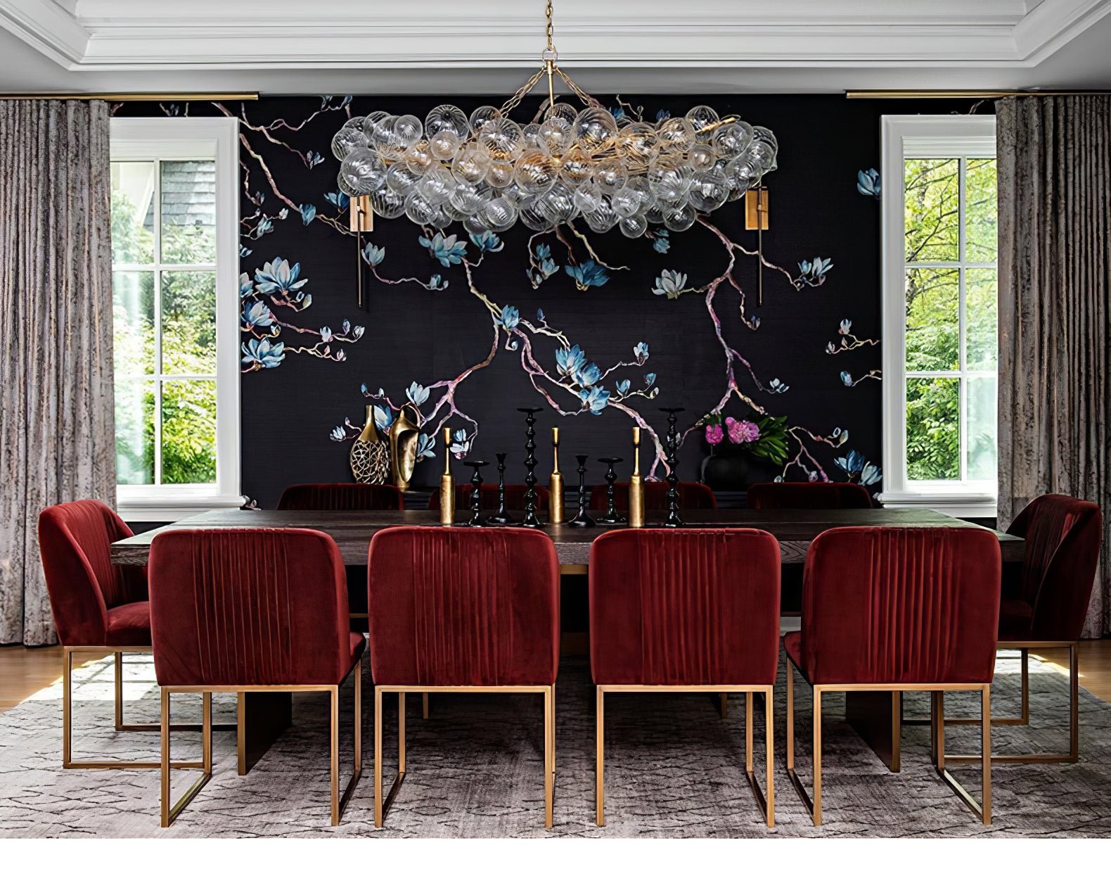 Lunara Bubble Glass Chandelier