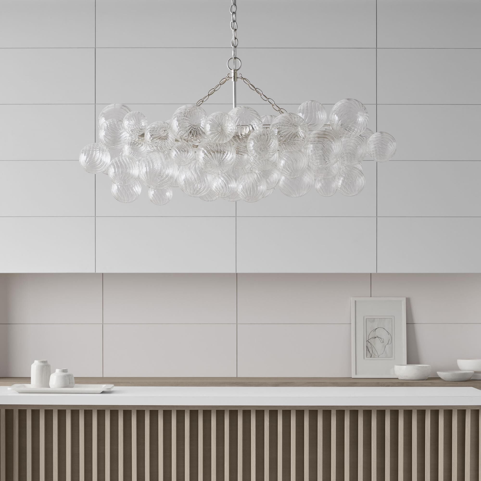 Lunara Bubble Glass Chandelier